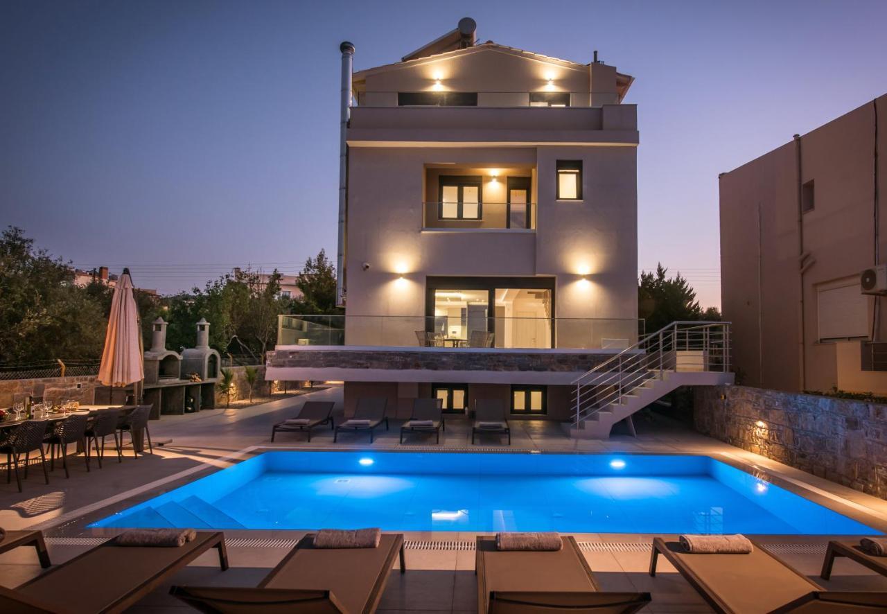 Luxury Villa Marelina แอร์ซอนิสซอส ภายนอก รูปภาพ